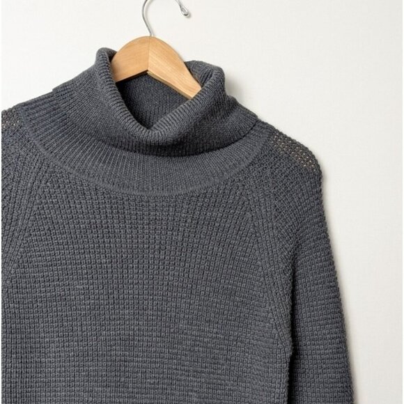 WILFRED Bianca Dress Sweater Long Sleeve Mini Grey Aritzia XS - Picture 9 of 11